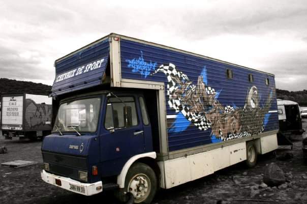 fresque graffiti epokone camion epokone.com photorealisme